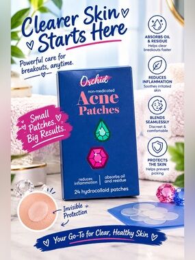 ✨ NEW ✨ Orchid Acne Patches ✨